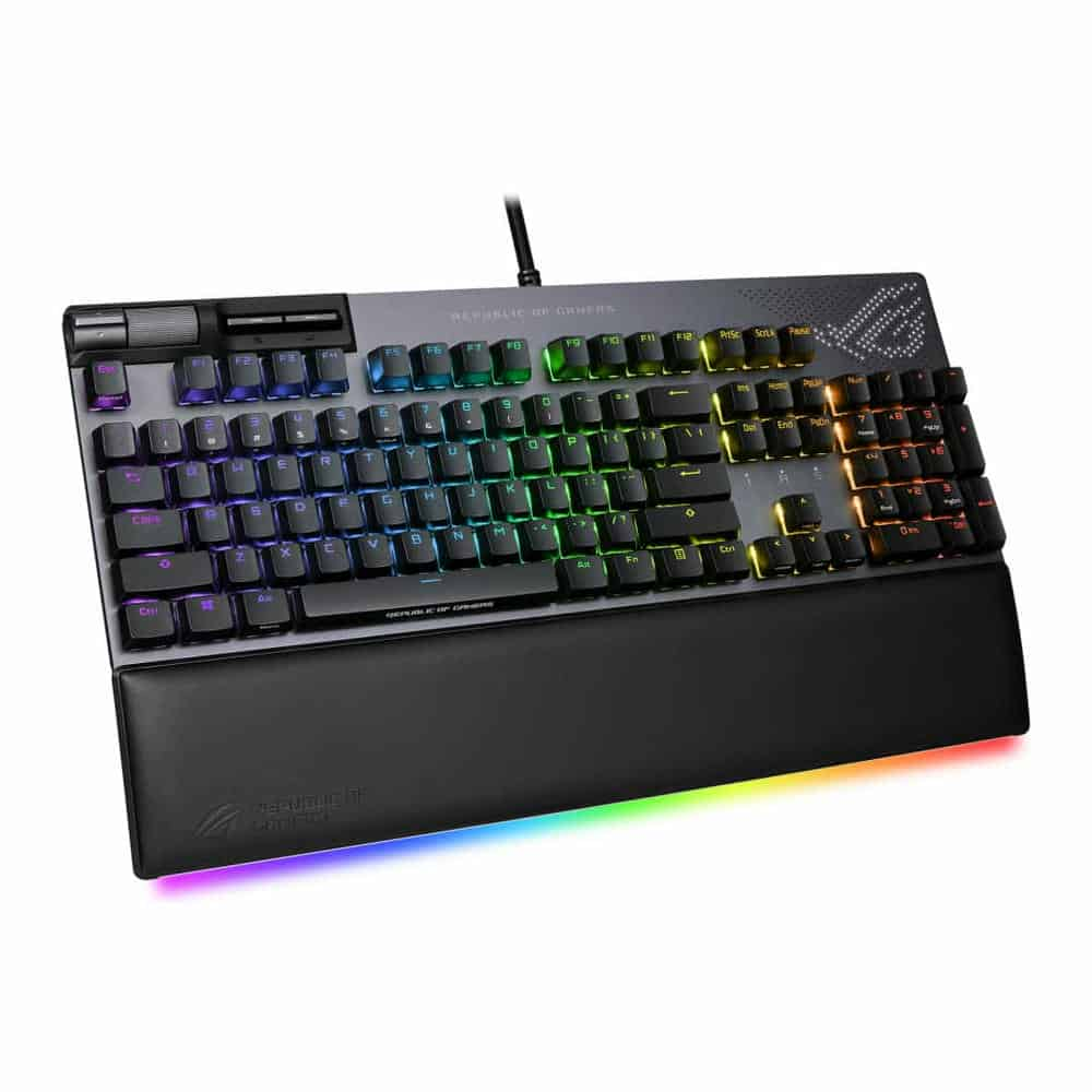 ASUS ROG Strix Flare II Animate NX Red PBT Mechanical Gaming Keyboard